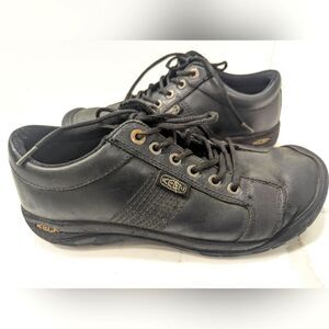 Keen Men's Austin black leather waterproof resistant shoe sneaker size EU45 US11